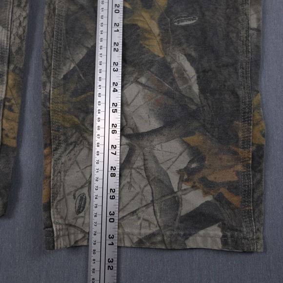 Carhartt Camo Carpenter Pants Mens 38x32 (Fits 35x31) Realtree Hardwoods B158 CM - Picture 6 of 14